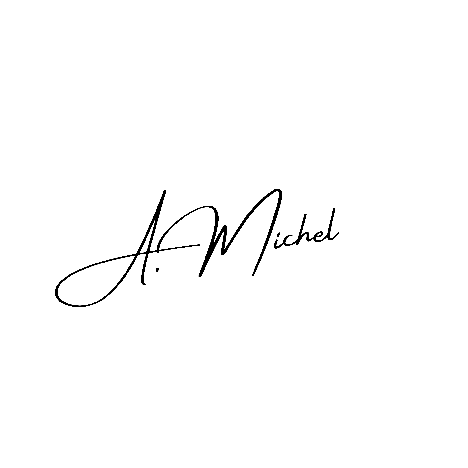 Signature manuscrite d'Aude Michel, fondatrice de Sunset Conciergerie